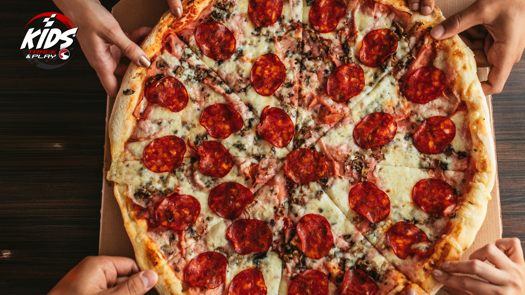 Pizzabuffet kids en een drankje